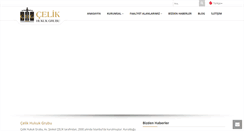 Desktop Screenshot of celikhukukgrubu.com