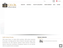 Tablet Screenshot of celikhukukgrubu.com
